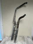 Screamin' Eagle Pro Ii Staggered Shorty Duals , Slash Out Mufflers & Header Pipe. Fixed Price $199.00.