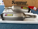 Kawasaki & Z1000R Akrapovic Genuine Titanium Exhaust Silencers 2014 - 2020. Fixed Price $1135.17.