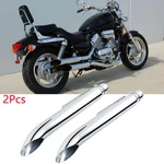 2X 20" Motorcycle Slip-on Exhaust Muffler Pipes For Honda Magna 750 700 V30 V45. Fixed Price $109.12.