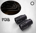 Fdb Pair Smashing Gear Contrast Cut Exhaust End Caps. Fixed Price $69.98.
