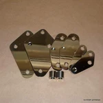New Norton Commando Stainless Muffler Mount Plate Set 750 850 Peashooter. Fixed Price $85.00.