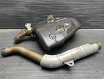 2005 Kawasaki Ninja ZX6R ZX636 Exhaust Muffler And Mid Pipe Oem #82725. Fixed Price $125.00.