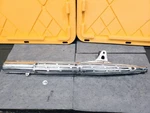 1965-70 Bridgestone Oem BS90 Left Side Exhaust Pipe Muffler. Fixed Price $200.00.