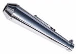 Voodoo Cafe Exhaust Muffler Universal Fit 17" Chrome Reverse Cone VC404. Fixed Price $99.99.