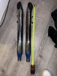 30" Chrome Turn-out Motorcycle Muffler Fits Harley Davidson. Fixed Price $70.00.
