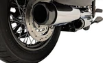 Tab Performance Softail Short Chrome Exhaust Pipes Zombie Baffles (loud) #1196. Fixed Price $324.95.