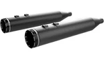 Khrome Werks 208840 Black Tracer Tip 4.5 Hp Plus Mufflers Harley Touring 96-16. Fixed Price $845.95.