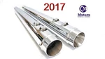 Mutazu 4" Chrome Megaphone Slip-on Mufflers Exhaust 2017-UP For Harley Touring. Fixed Price $219.50.