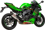 Yoshimura Kawasaki ZX-4RR 23-25 AT2 Stainless Slip-on Exhaust Muffler. Fixed Price $689.00.