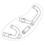 Akrapovic Stainless Steel Exhaust Header Pipe For Bmw Nine Abs 2014-2023. Fixed Price $735.92.