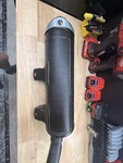 2025 Yamaha YFZ450R Exhaust Pipe Muffler Slip On Can Silencer. Fixed Price $120.00.