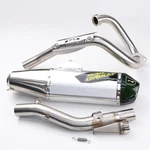 Exhaust Full System Stainless Pipe Green Carbon For Kawasaki KLX230 -. Fixed Price $329.34.