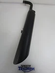 Triumph Bonneville Bobber Exhaust Silencer Black Right Hand Side T2203338. Fixed Price $129.49.