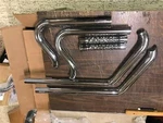 Santee Snub Nose Exhaust Stacked 1.75 Softail 1986 Up With Heat Shields. Fixed Price $379.99.