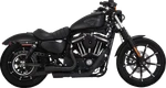 Vance & Hines Black Mini Grenade Exhaust System Fits 2014-2022 Harley Sportster. Fixed Price $1044.95.