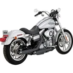 Vance & Hines Twin Slash Slip-on Mufflers Black #46838 Harley Davidson Dyna. Fixed Price $499.99.