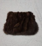 Vintage Mink Fur Ladies Hand Warmer Fancy Formal Dress Muffler With Pocket. Fixed Price $110.00.