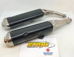 Suzuki Oem 2008-2019 Hayabusa GSX1300R Left Right Exhaust Slip On Mufflers Pipes. Fixed Price $100.00.