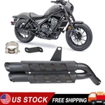 Exhaust Header Muffler Double End Pipe For Honda Rebel CMX300 CMX500 2017-2025. Fixed Price $186.17.