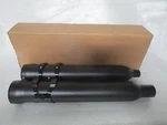 17-23 Harley Davidson Touring Cobra Race Pro 4" Slip-on Mufflers Black 6216RB. Fixed Price $649.99.