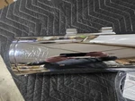 Vance & Hines Eliminator 400 Dual Slip-on Mufflers Chrome #16714 Harley Davidson. Fixed Price $748.00.