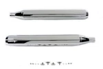 4 Inch Muffler Set With Chrome Long Type Tapered End Tips For Harley-davidson. Fixed Price $298.99.