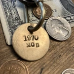 1970 Mgb Solid Brass Key Fob Racing British Rally Uk Usa. Fixed Price $14.95.