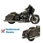 Supertrapp Kerker Slash Chrome 4" Slip-on Mufflers Exhaust 17+ Harley Touring. Fixed Price $299.86.