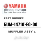 Yamaha Genuine Oem Parts Muffler Assy 5UM-14710-E0-00 For WR250F. Fixed Price $783.32.