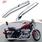 2X Slip-on Exhaust Muffler Pipe Slash Cut 2" 20" For Harley Sportster 883 1200. Fixed Price $109.00.