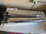 Genuine Harley Touring 4.5" Street Cannon Screamin Eagle Exhaust Mufflers. Fixed Price $229.99.