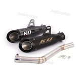 Exhaust System Mid Link Pipe Muffler With Silencer For Cf-moto 400NK 650MT 650NK. Fixed Price $124.00.