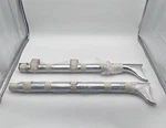 Bassani Fishtail Slip-on Mufflers 33" 1-7/8" Inlet True Duals 2007 2017 Softail. Fixed Price $499.95.