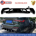 For 2020-2022 Bmw Series G22 G23 430I M440I M-sport Gloss Black Rear Diffuser. Fixed Price $153.94.