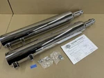 85-94 Harley-davidson Touring Slip Mufflers Chrome W/o End Caps 65255-96. Fixed Price $280.00.