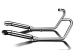 Full 2-2 Exhaust Triumph Bonneville Bobber 16" Stainless Curved Out Tip Mufflers. Fixed Price $480.99.