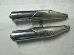 Moto Guzzi C-1028 / Genuine Pair Right & Left Exhaust Pipe Muffler 32128610DX. Fixed Price $194.10.
