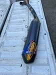 Fmf Racing 042371 Factory 4.1 Rct Slip-on, Blue Anodized Titanium -.... Fixed Price $600.00.