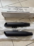 Rc Components 3 Black Slash Cut Slip Mufflers Harley 18-24 Softail M8. Fixed Price $216.00.