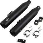 & Cycle Grand National State Slip-on Mufflers Black 550-0754B. Fixed Price $1194.99.