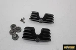 12-16 Harley-davidson Electra Glide Ultra Classic Flhtcu Head Fins Dress Up. Fixed Price $38.00.