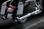 Components Rcx 4.5" Rival Chrome W/ Eclipse Tips Slip Mufflers Harley Flh. Fixed Price $660.56.