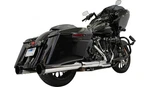 Bassani Slip-on Mufflers Chrome W/black End Caps Harley 4-1/2" 1F745. Fixed Price $907.45.