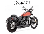 Vance & Hines Big Shot Staggered Black Exhaust For 86-17 Harley Davidson Softail. Fixed Price $1429.95.