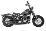 Vance & Hines 46841 Black Twin Slash 3" Slip-on Mufflers Softail 07-17 Deluxe. Fixed Price $360.00.