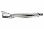 Replica Fishtail Muffler Chrome Harley Davidson 1961-1966 28" Long By V-twin. Fixed Price $178.23.