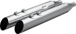 Khrome Werks 4" Hp Plus Chrome Slash Slip On Mufflers For 1995-16 Harley Touring. Fixed Price $499.95.