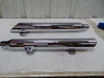Rush Exhaust Chrome 3" Slash Down Mufflers For 2008-2017 Fxdf Fxdwg 28601-200. Fixed Price $48.71.