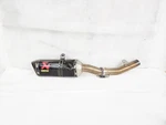 19-23 Kawasaki Ninja ZX6R Akrapovic Exhaust Muffler Carbon Silencer & Mid Pipe. Fixed Price $449.95.