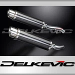 Yamaha FJR1300 06-24 Delkevic Slip 14" Carbon Round Muffler Exhaust Kit. Fixed Price $635.99.
